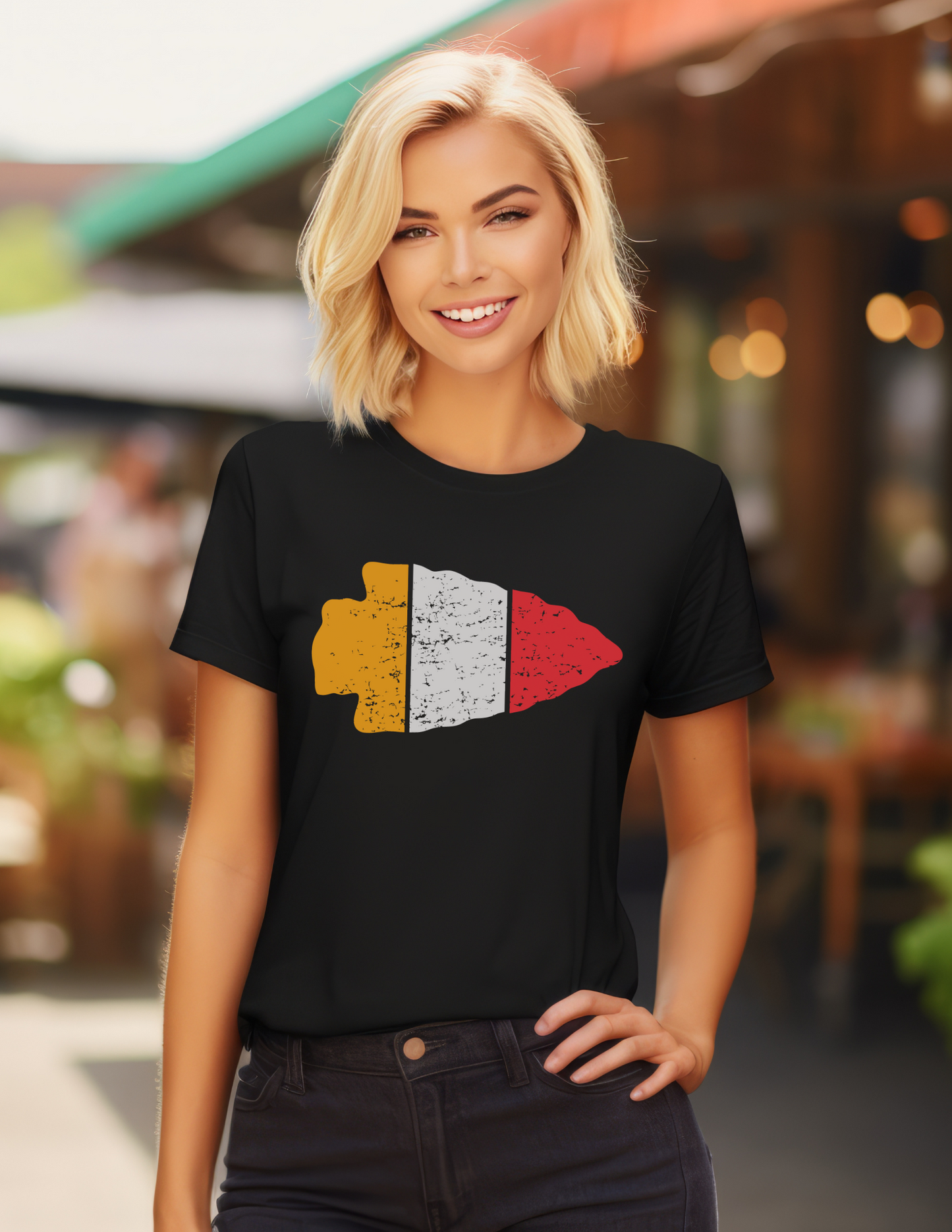 KC Chiefs Arrowhead (Distressed look)