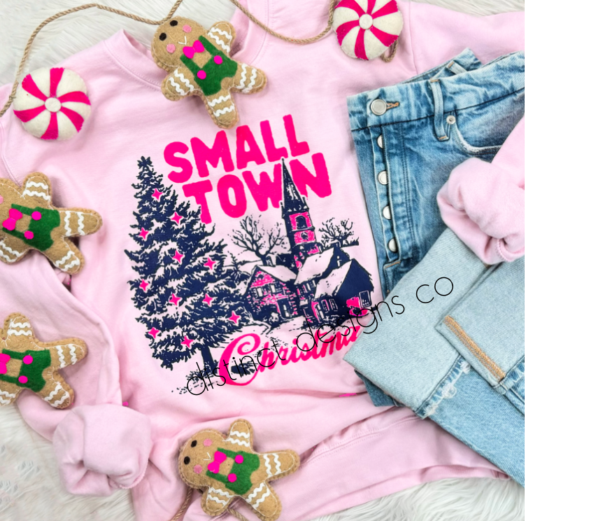 Small Town Christmas Long Sleeve