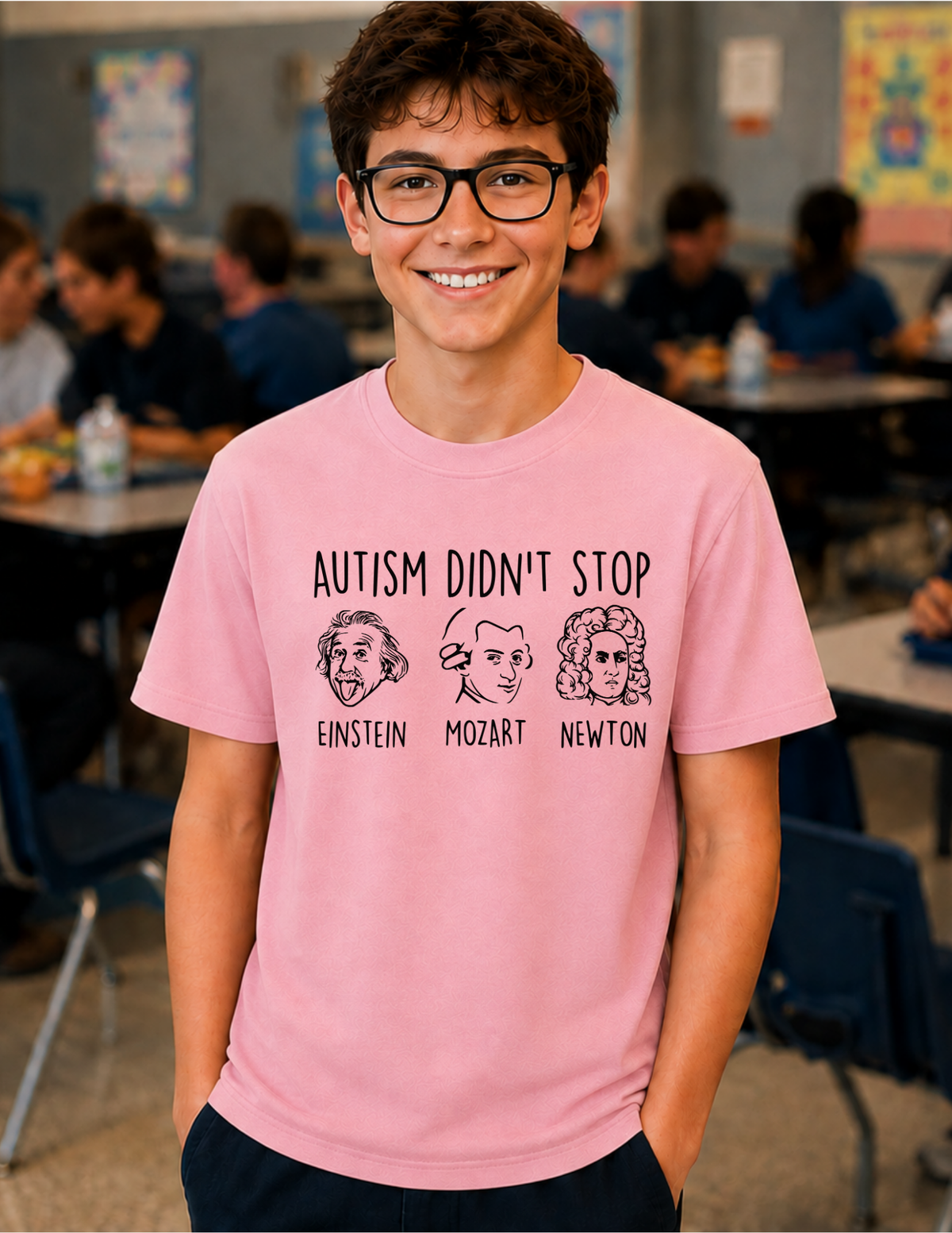 Einstein Mozart Newton T-Shirt | YOUTH