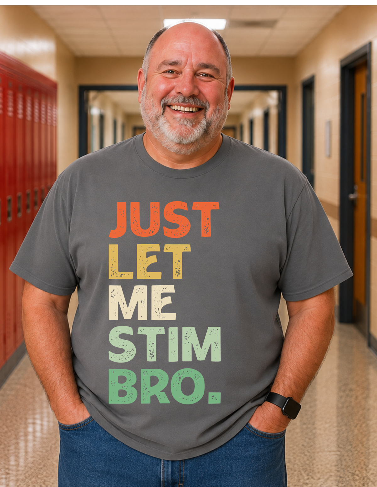 Just Let Me Stim Bro T-Shirt | ADULT