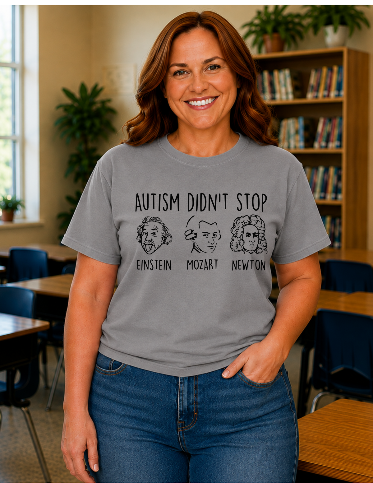 Einstein Mozart Newton T-Shirt | ADULT