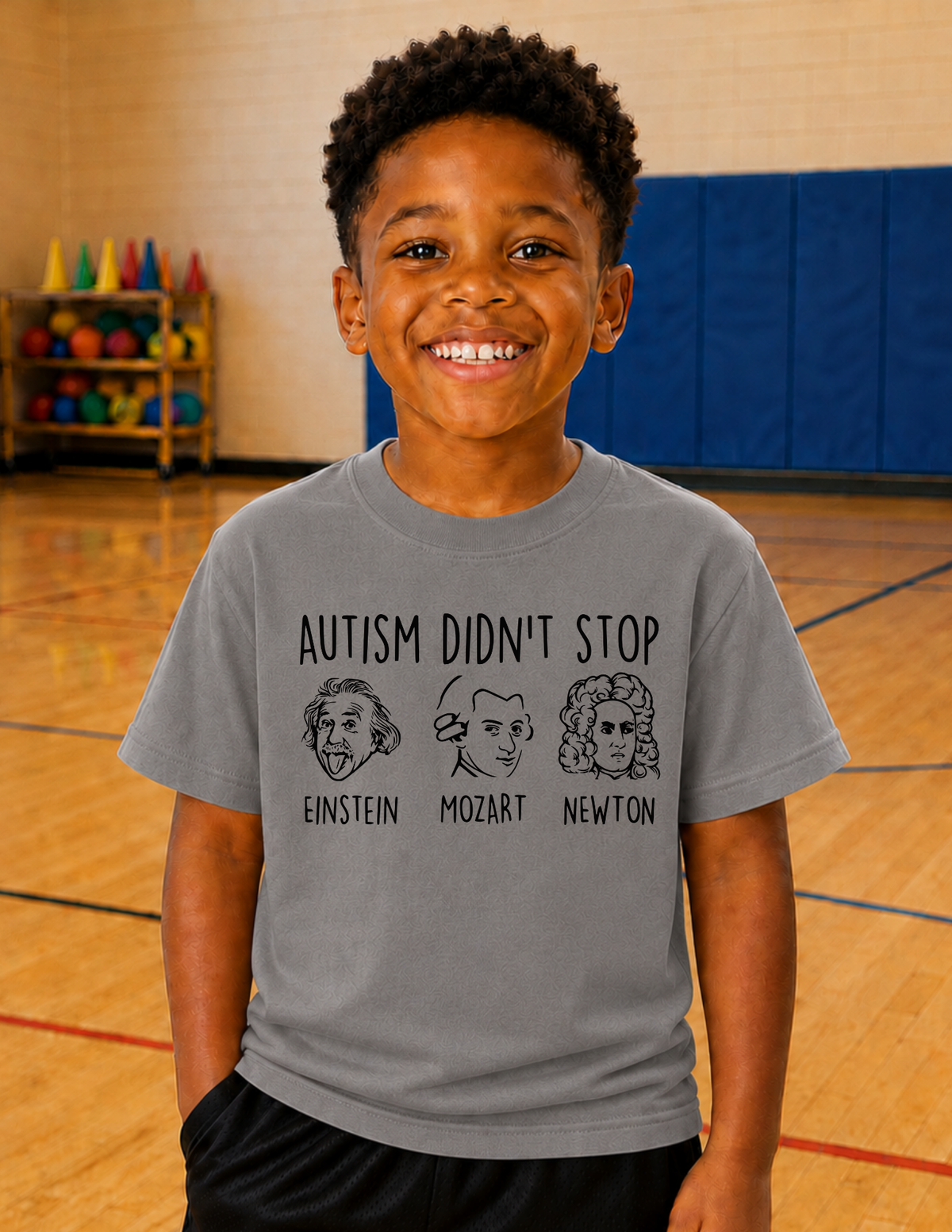 Einstein Mozart Newton T-Shirt | YOUTH
