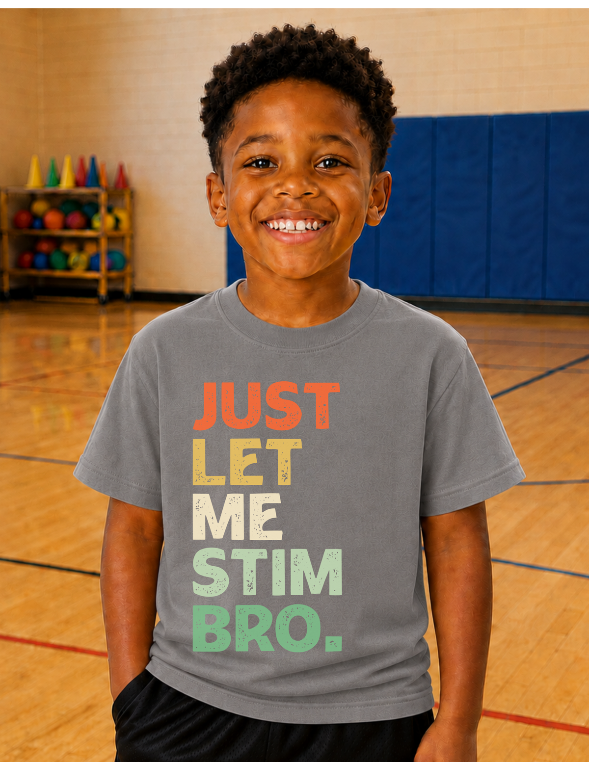 Just Let Me Stim Bro T-Shirt | YOUTH