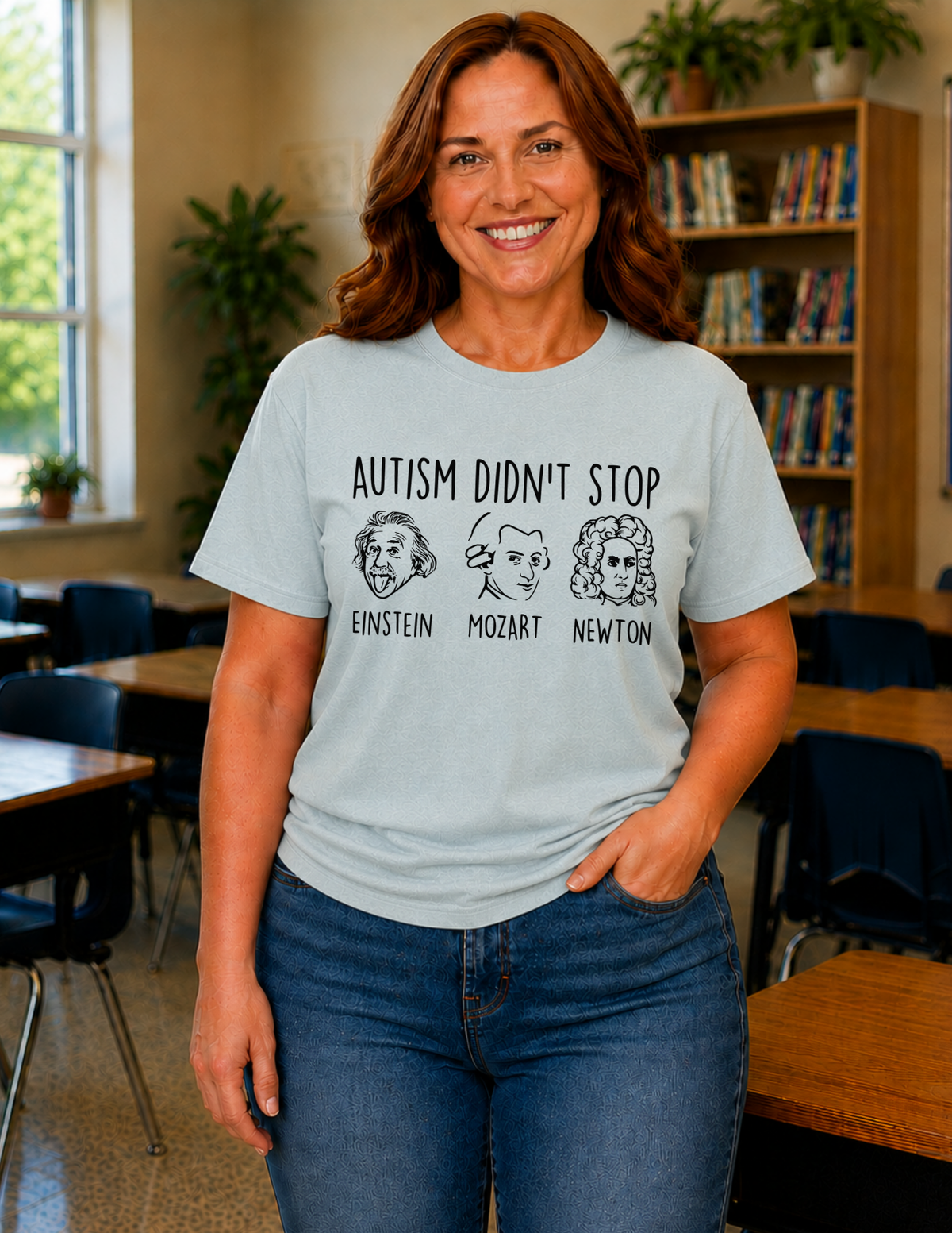 Einstein Mozart Newton T-Shirt | ADULT