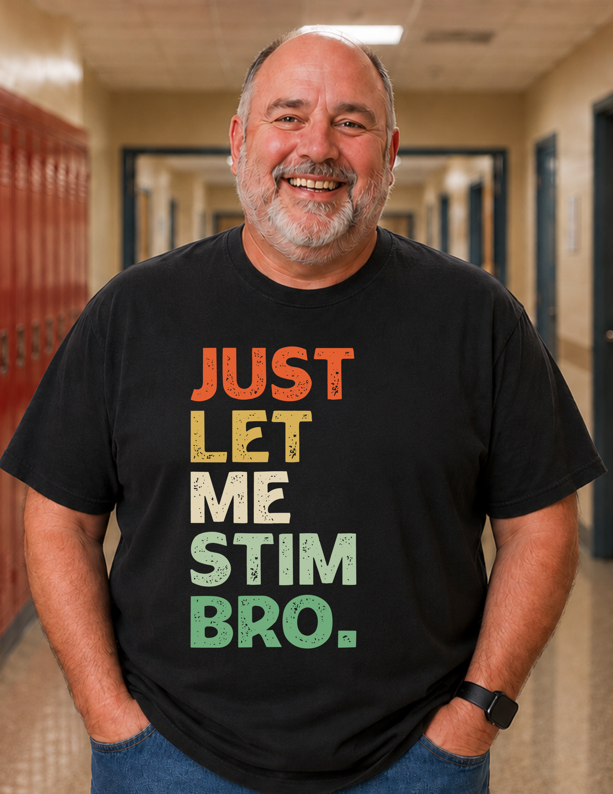 Just Let Me Stim Bro T-Shirt | ADULT