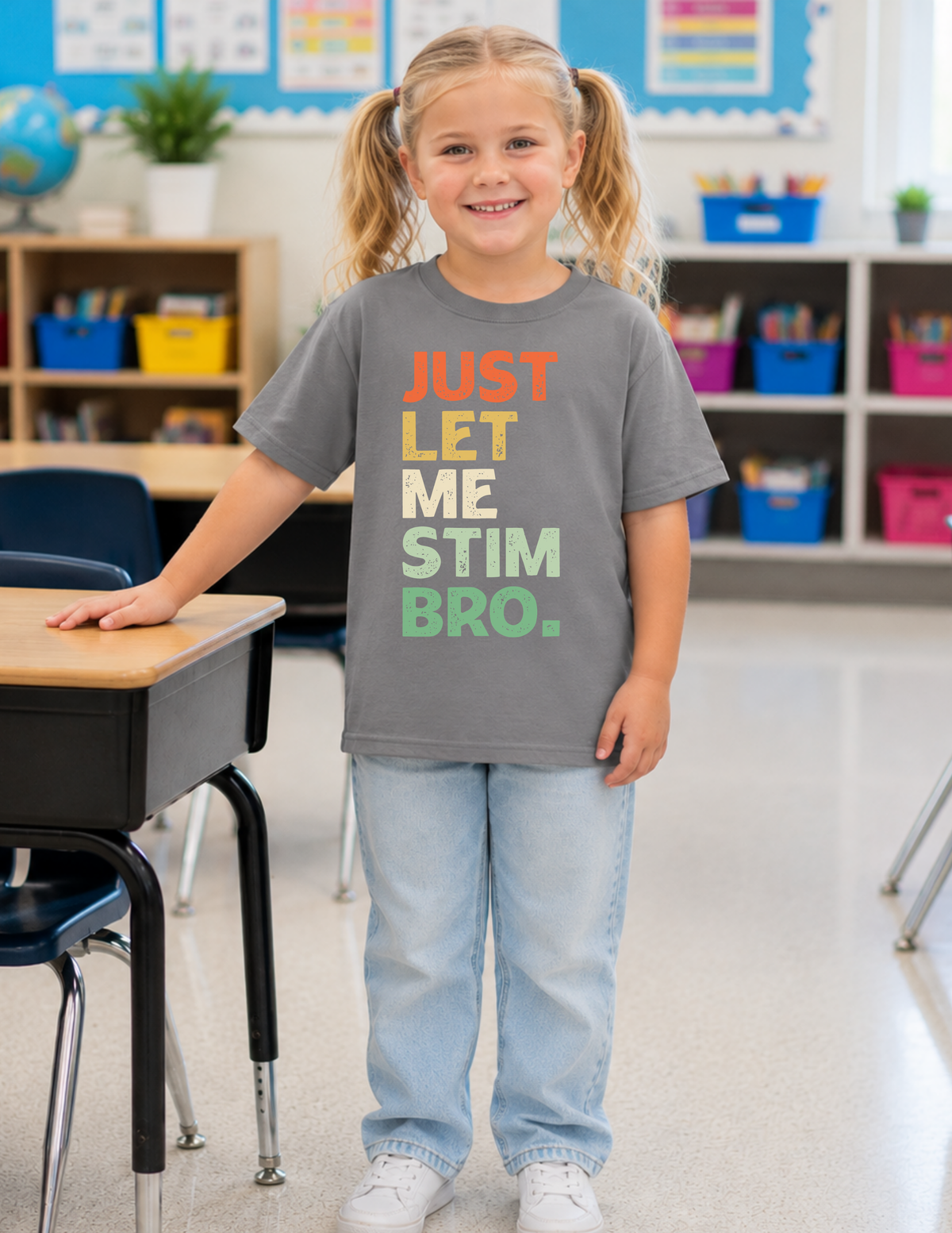 Just Let Me Stim Bro T-Shirt | YOUTH