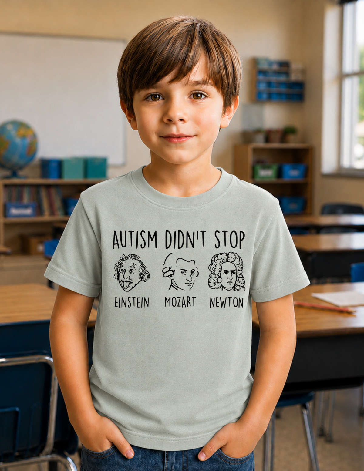 Einstein Mozart Newton T-Shirt | YOUTH