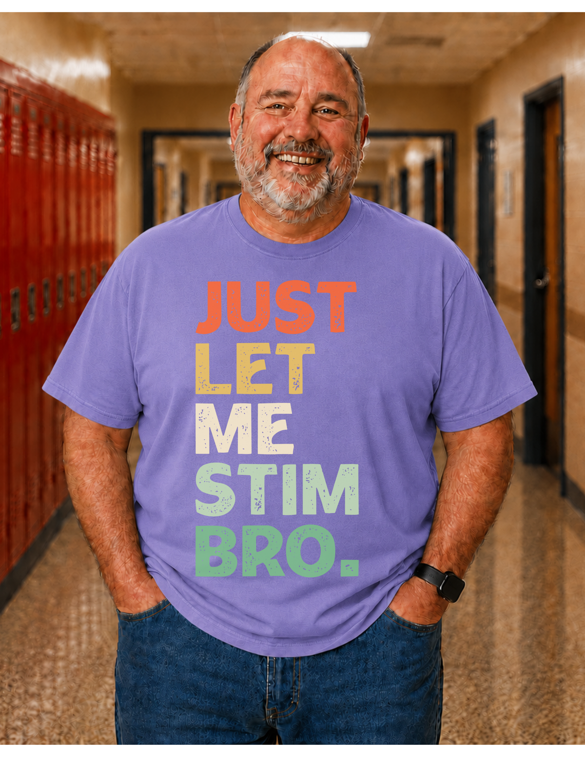 Just Let Me Stim Bro T-Shirt | ADULT