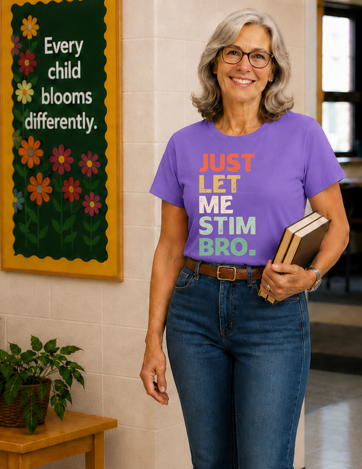 Just Let Me Stim Bro T-Shirt | ADULT