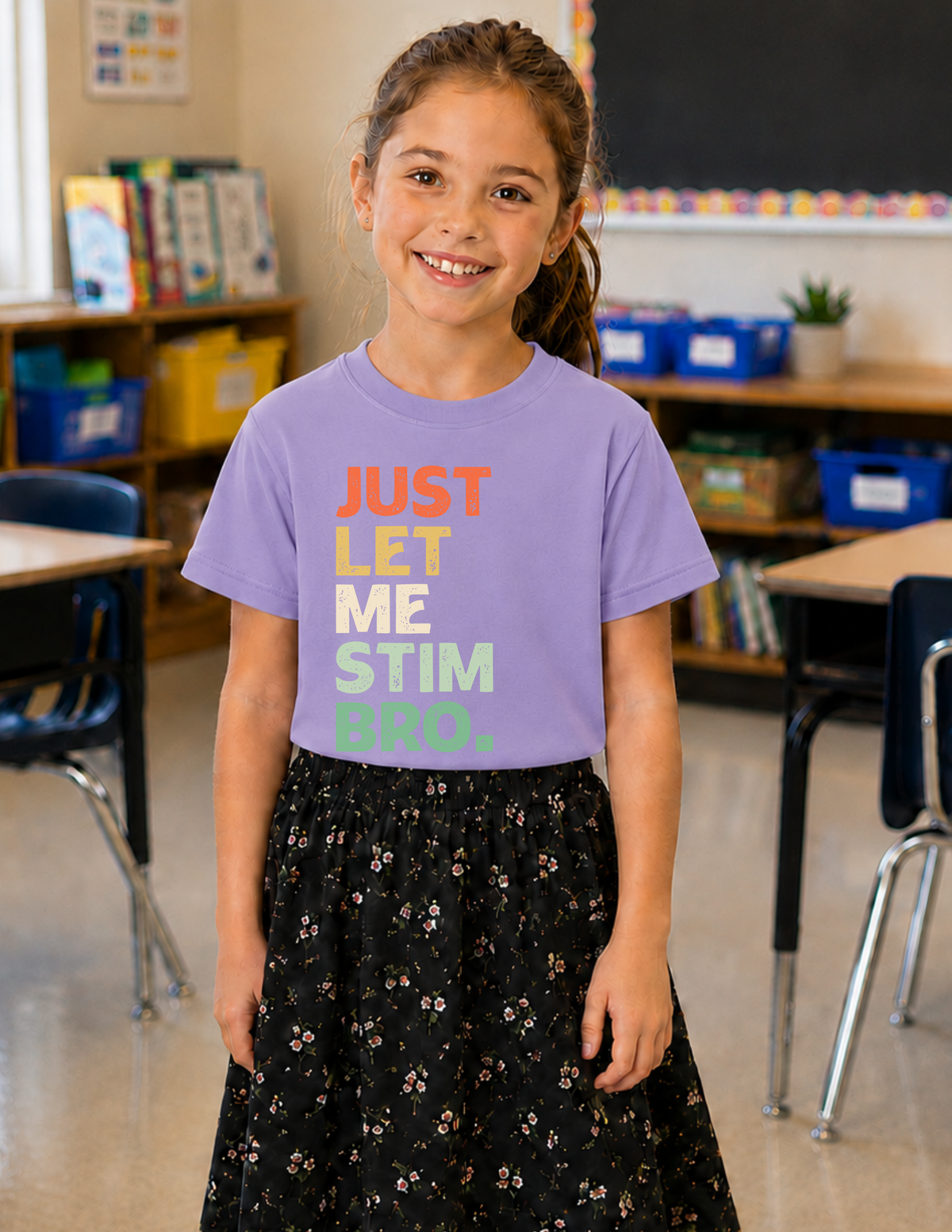 Just Let Me Stim Bro T-Shirt | YOUTH
