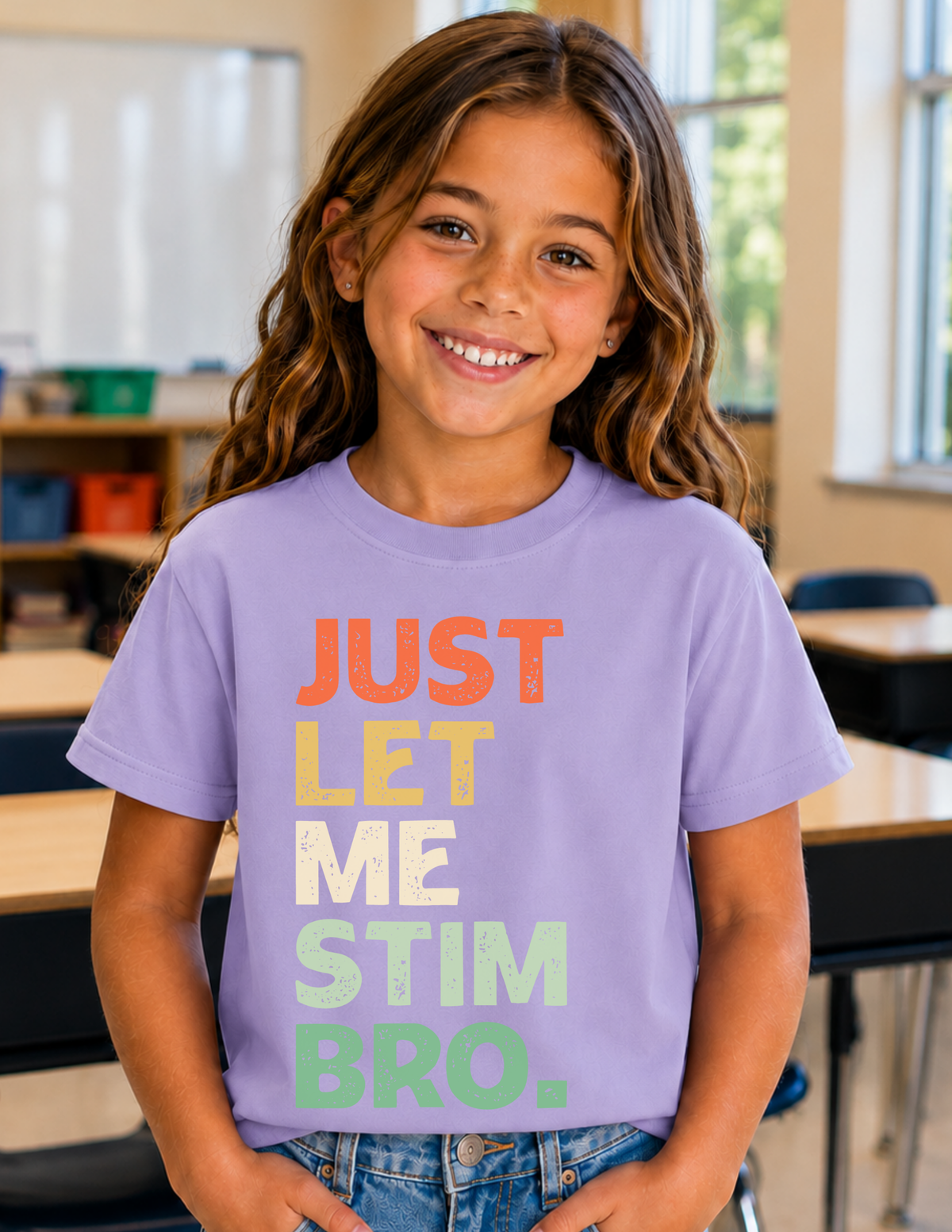 Just Let Me Stim Bro T-Shirt | YOUTH