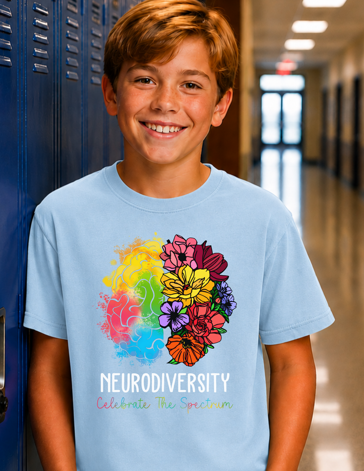Neurodiversity Celebrate The Spectrum T-Shirt | YOUTH