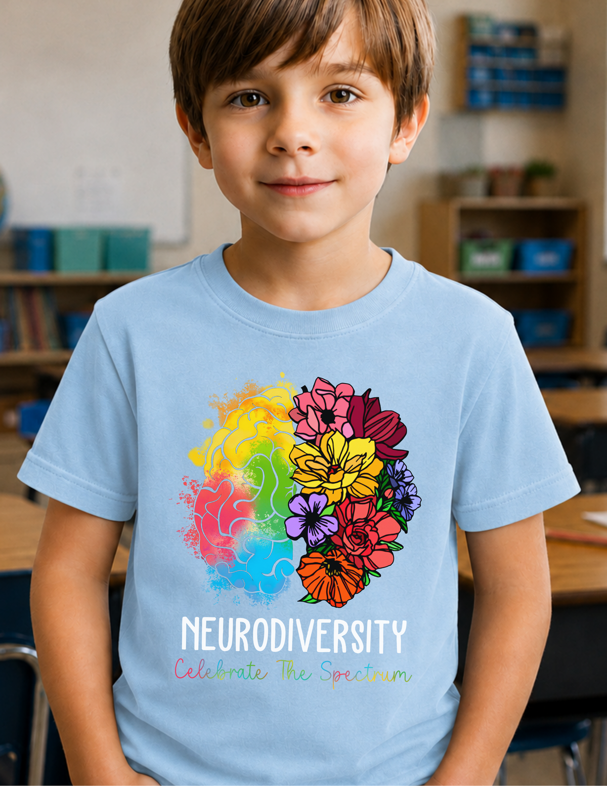 Neurodiversity Celebrate The Spectrum T-Shirt | YOUTH