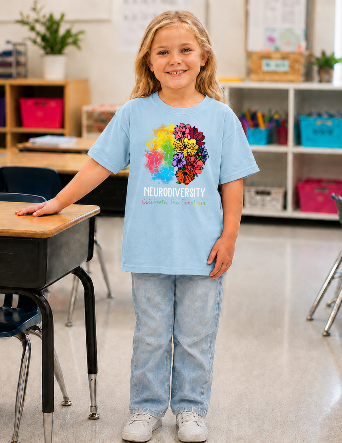 Neurodiversity Celebrate The Spectrum T-Shirt | YOUTH