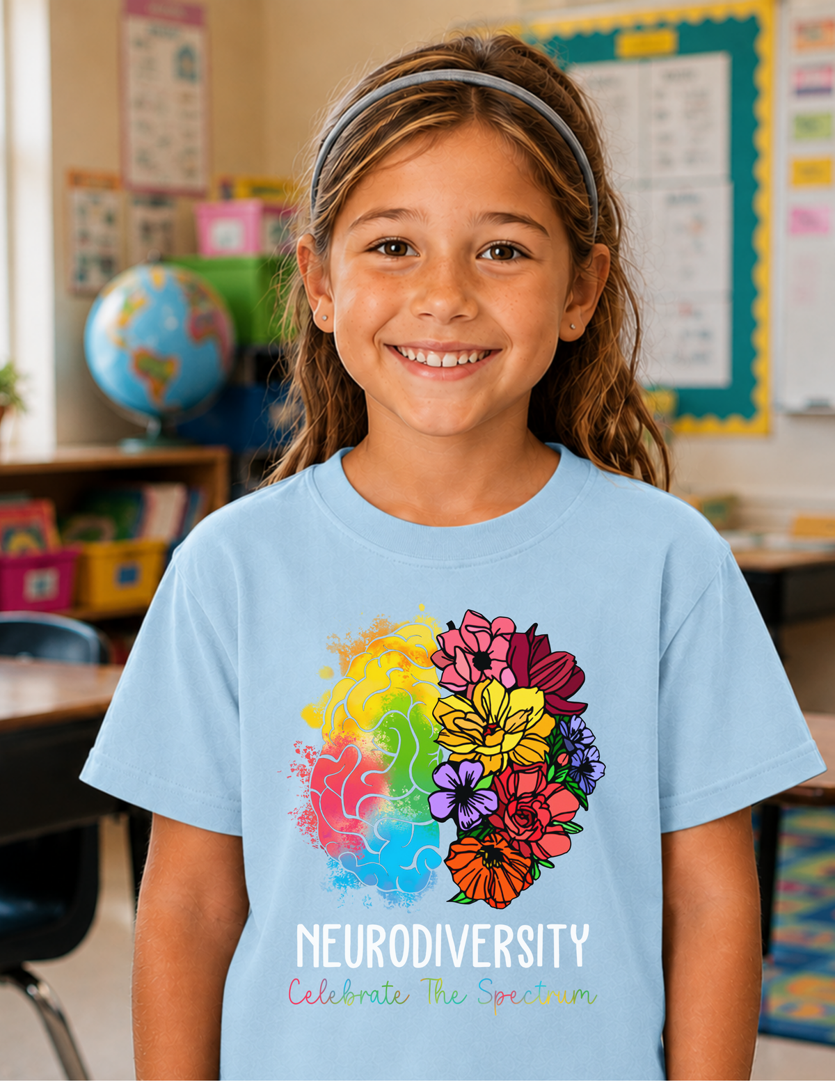Neurodiversity Celebrate The Spectrum T-Shirt | YOUTH
