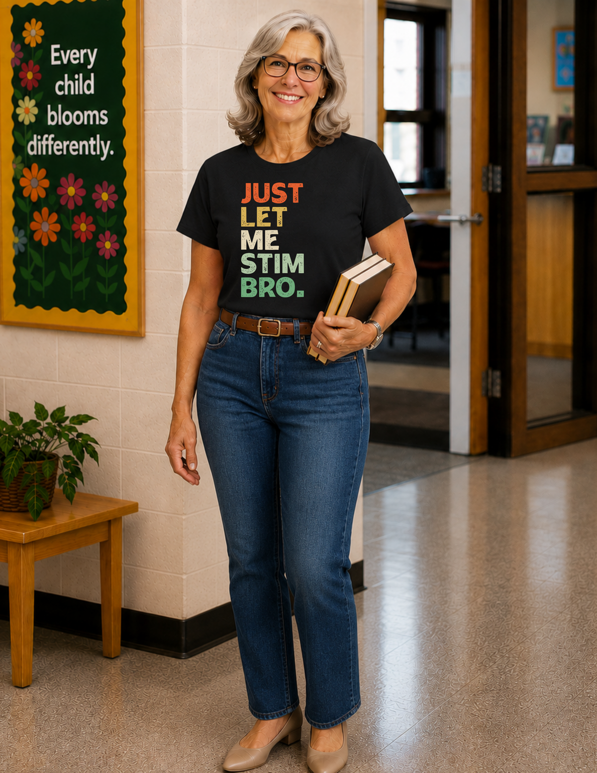 Just Let Me Stim Bro T-Shirt | ADULT