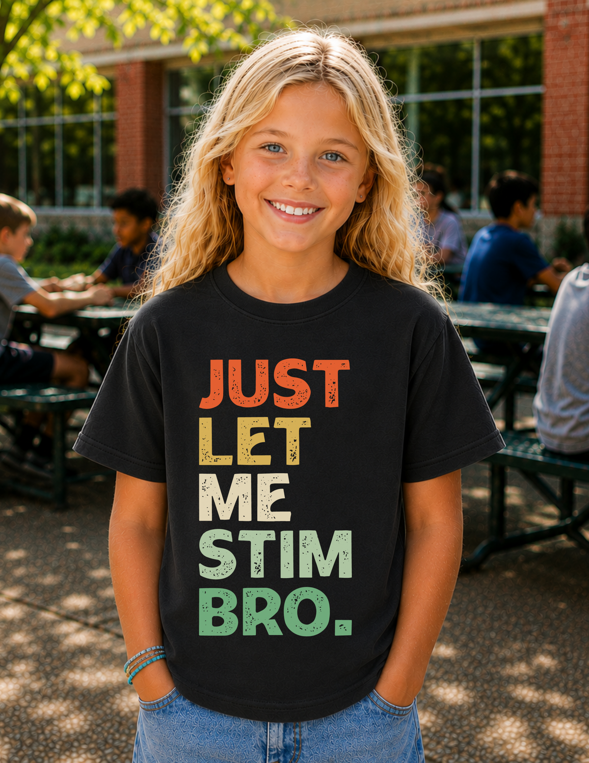 Just Let Me Stim Bro T-Shirt | YOUTH