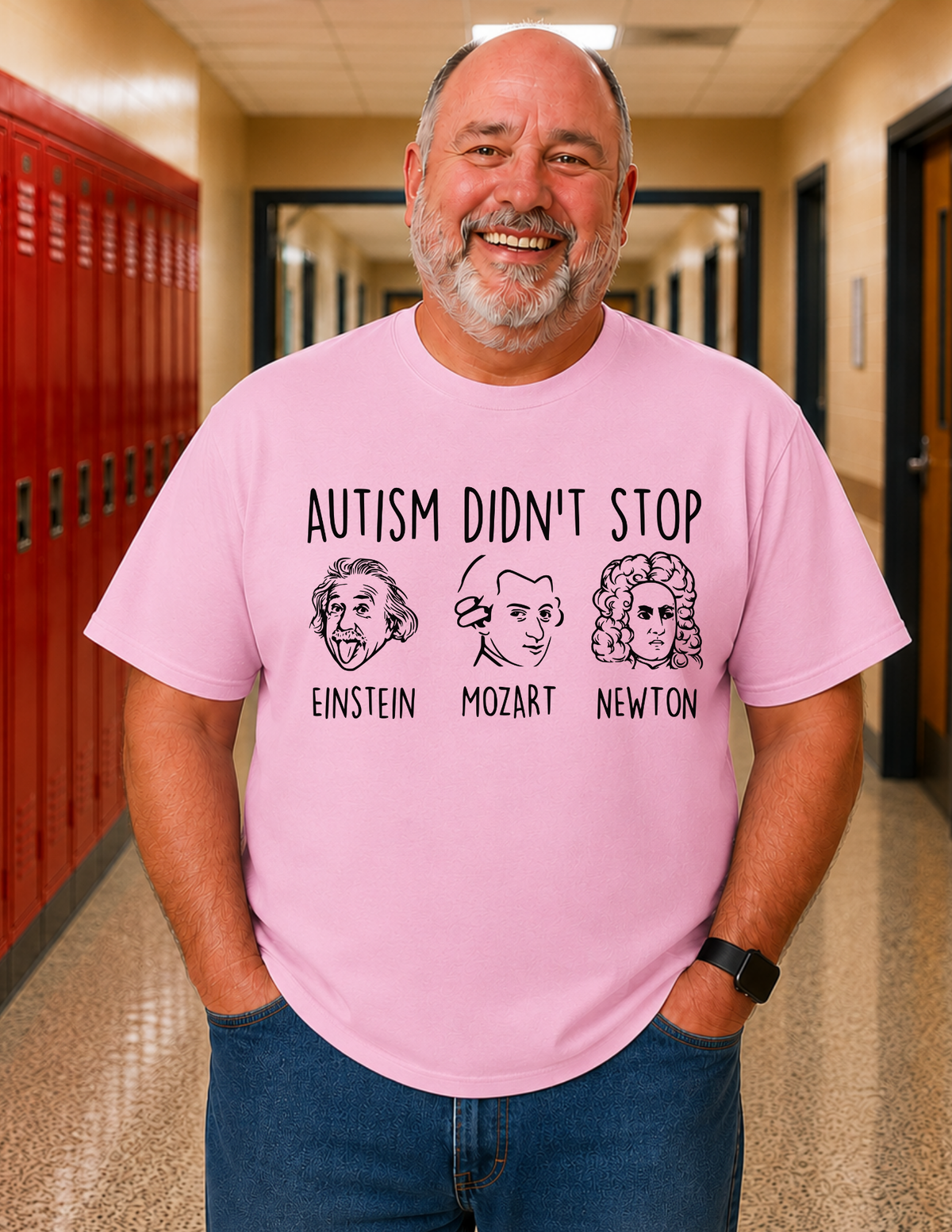 Einstein Mozart Newton T-Shirt | ADULT