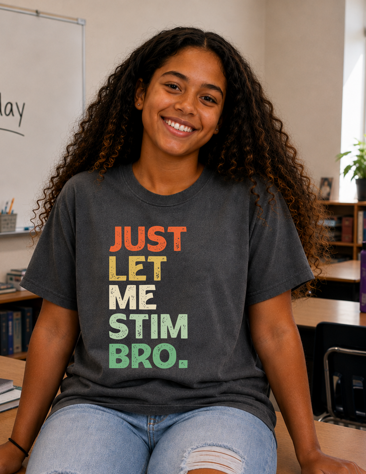 Just Let Me Stim Bro T-Shirt | YOUTH
