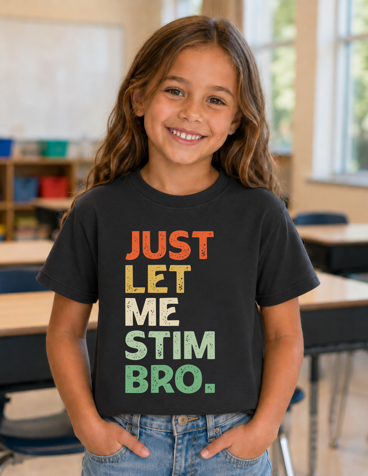 Just Let Me Stim Bro T-Shirt | YOUTH