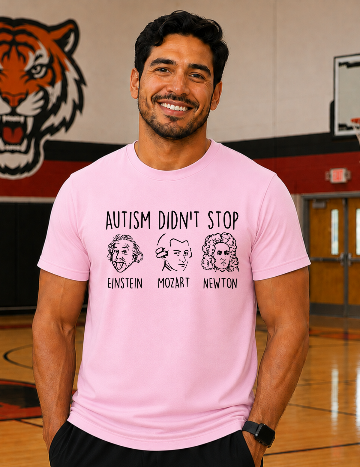 Einstein Mozart Newton T-Shirt | ADULT