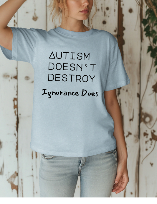 Autism Doesn't Destroy - Ignorance Does