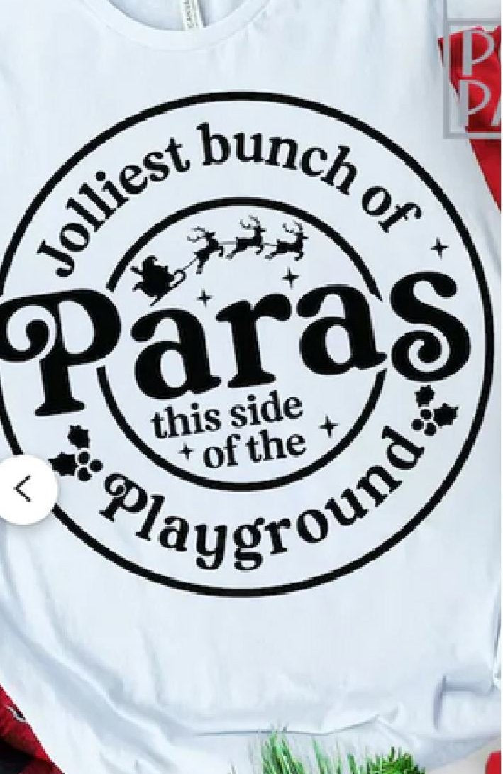 Jolliest Paras T-Shirt (Green w/Black Text)