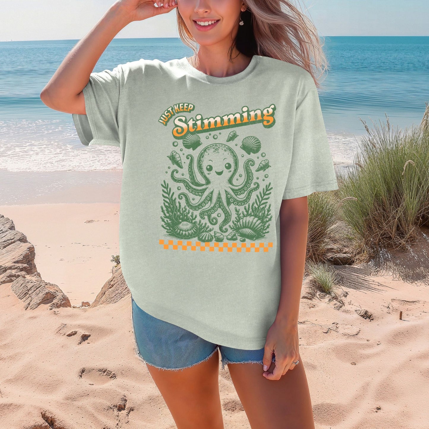 Just Keep Stimming Octopus T-Shirt | ADULT