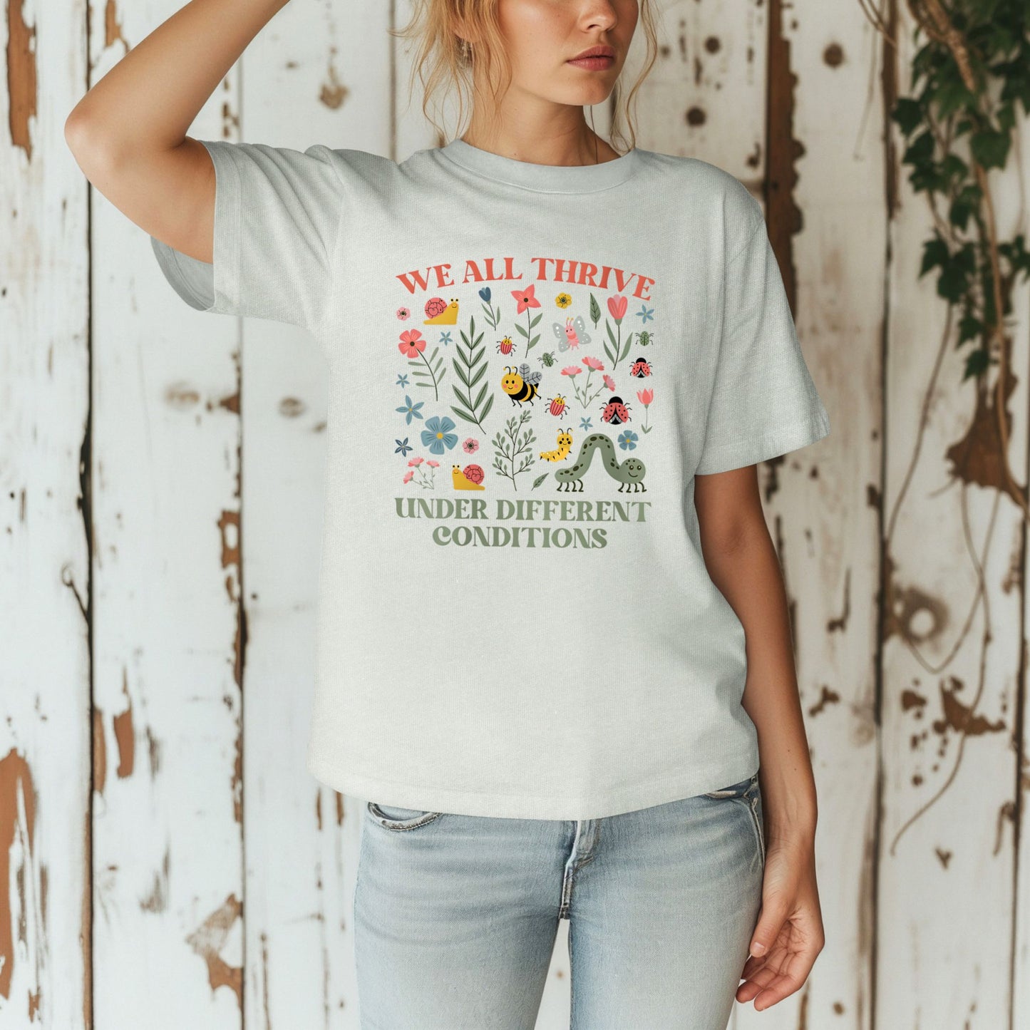 We All Thrive Different Neurodiversity T-Shirt ADULT