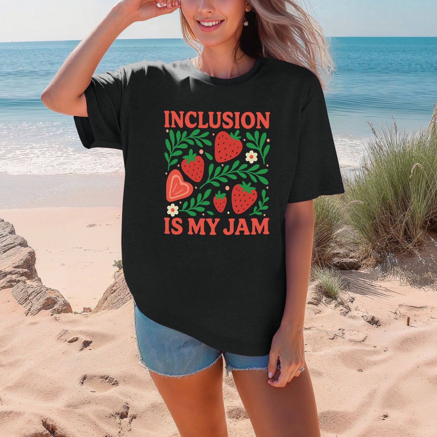 Inclusion Is My Jam Autism Awareness T-Shirt YOUTH