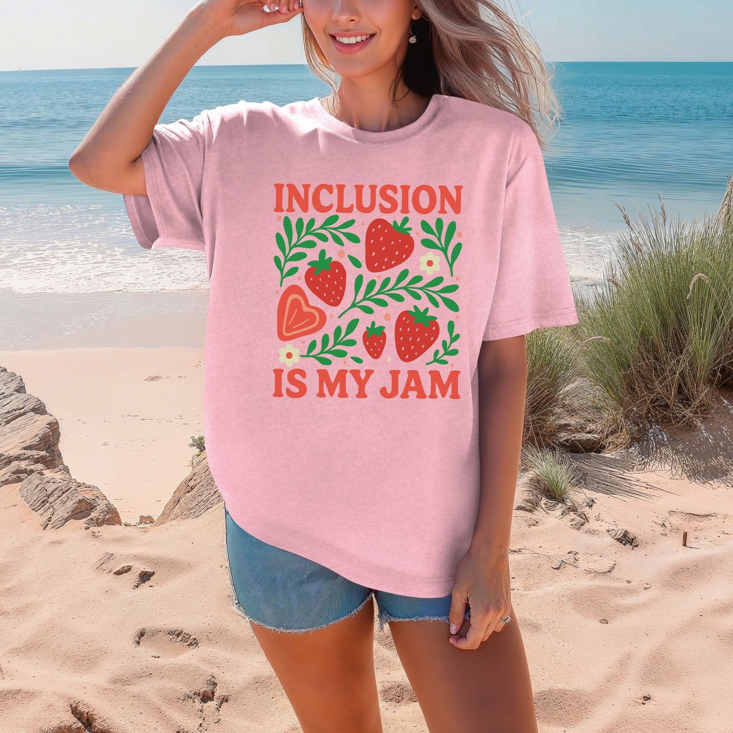 Inclusion Is My Jam Autism Awareness T-Shirt YOUTH
