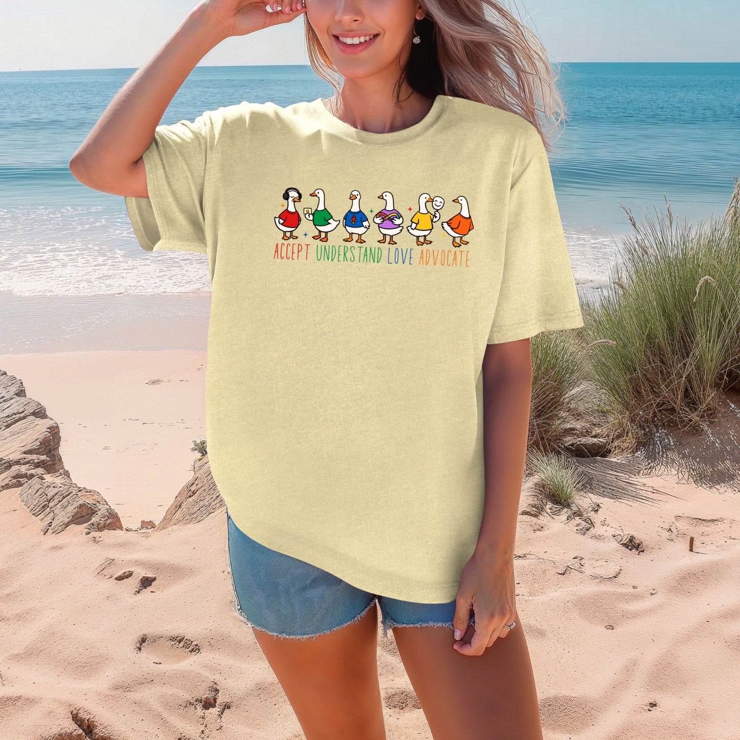 Accept Understand Ducks T-Shirt YOUTH