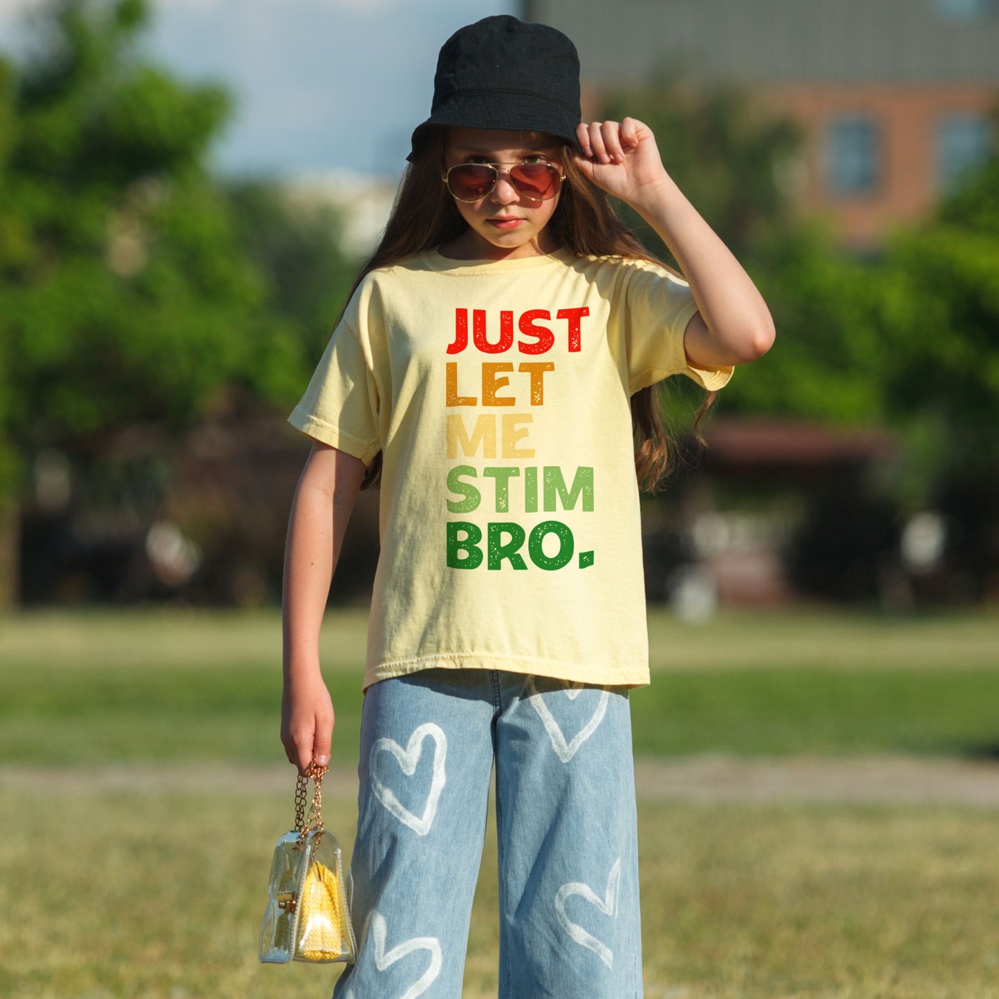 Just Let Me Stim Bro T-Shirt YOUTH