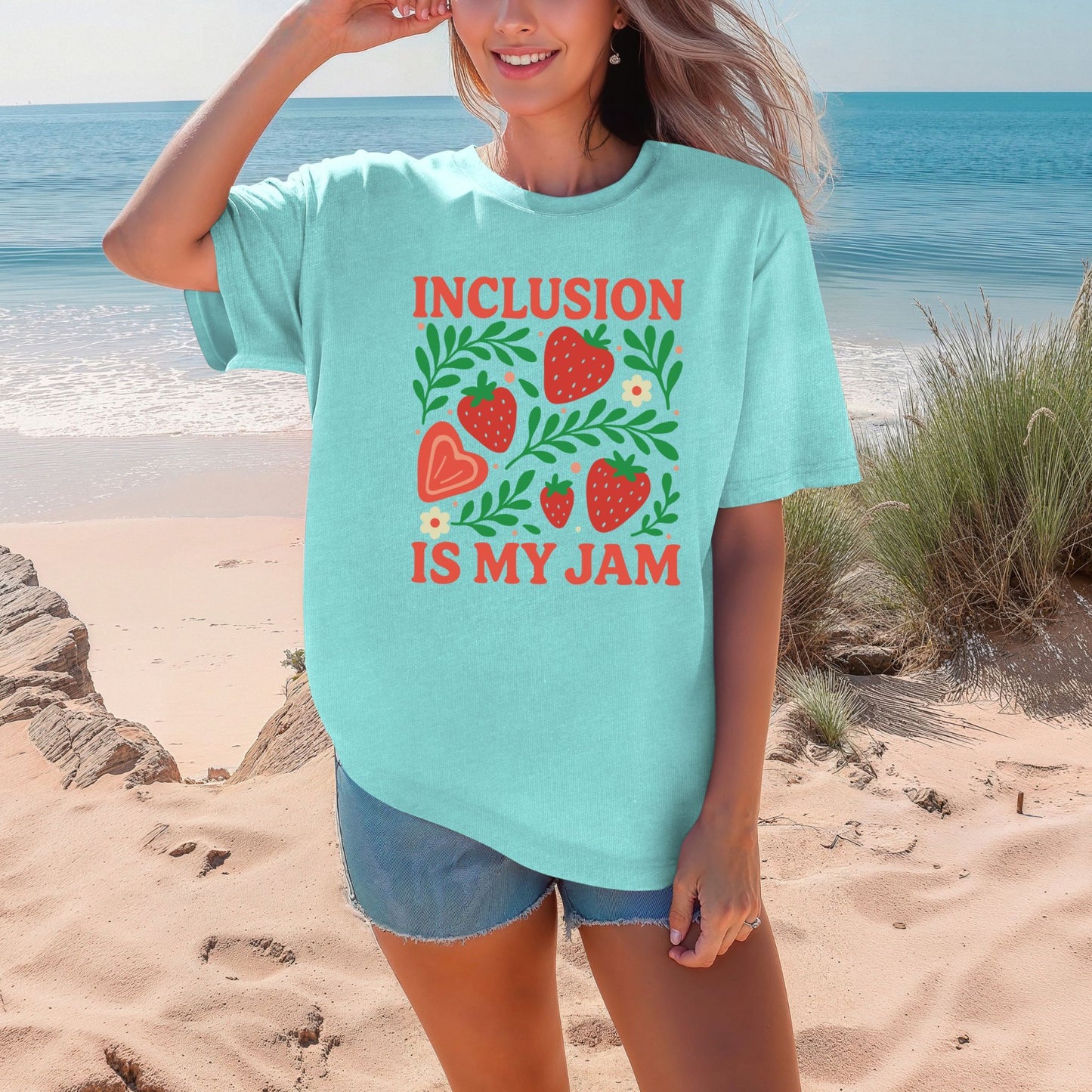 Inclusion Is My Jam Autism Awareness T-Shirt YOUTH
