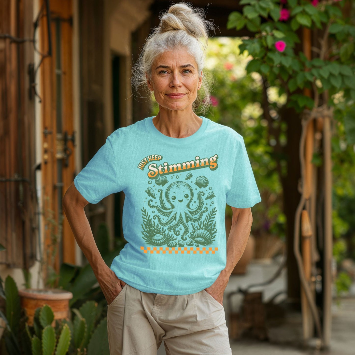 Just Keep Stimming Octopus T-Shirt | ADULT