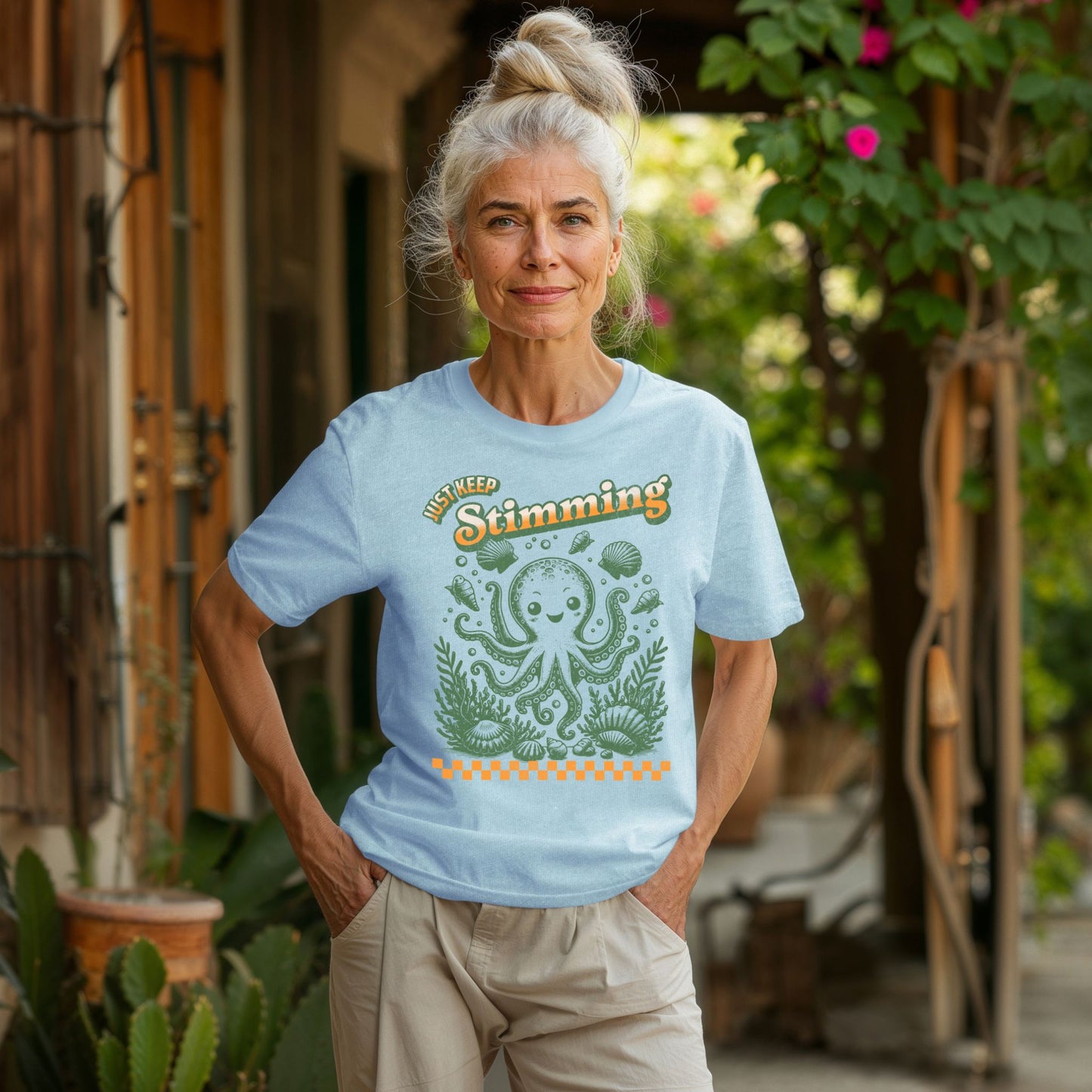 Just Keep Stimming Octopus T-Shirt | ADULT