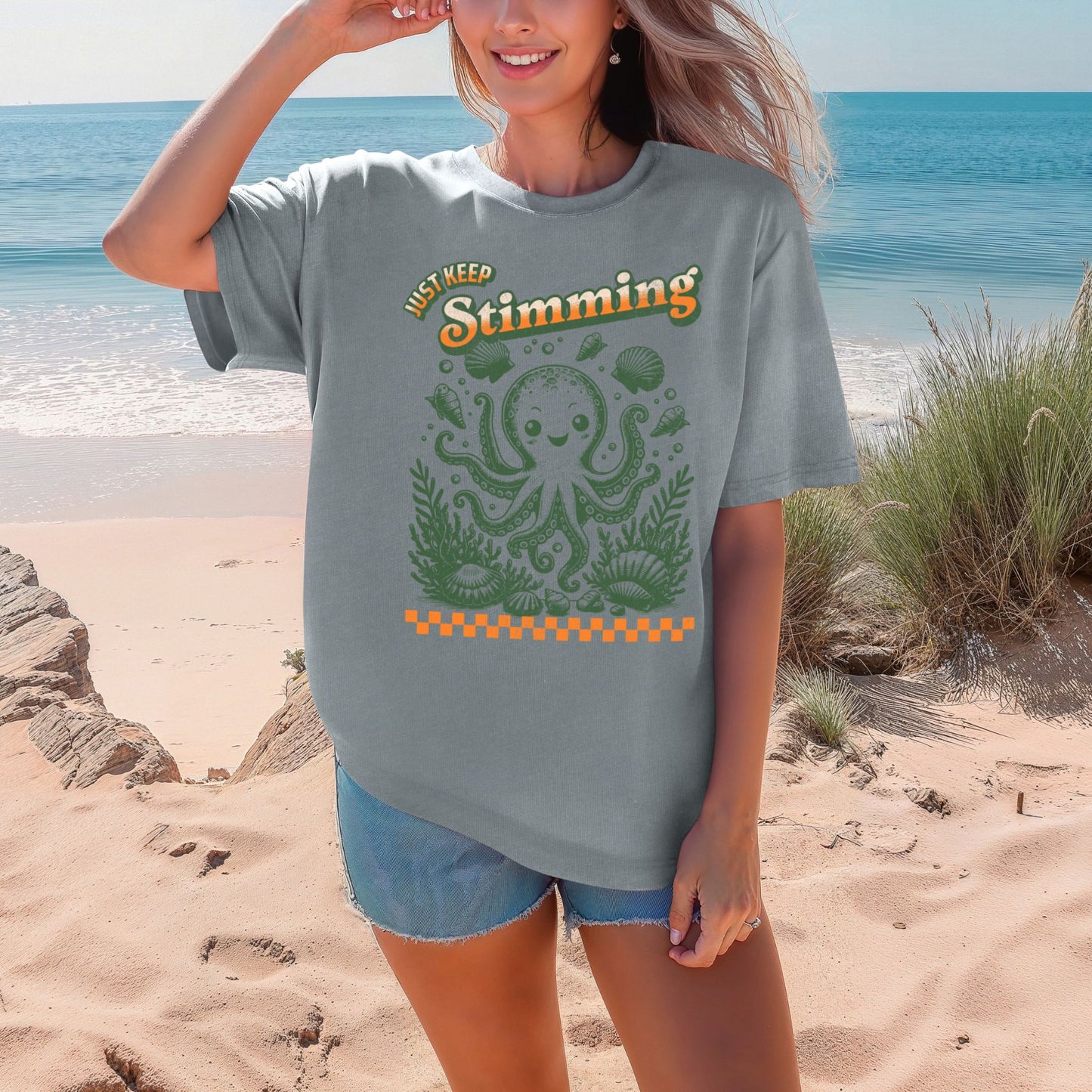 Just Keep Stimming Octopus T-Shirt | ADULT