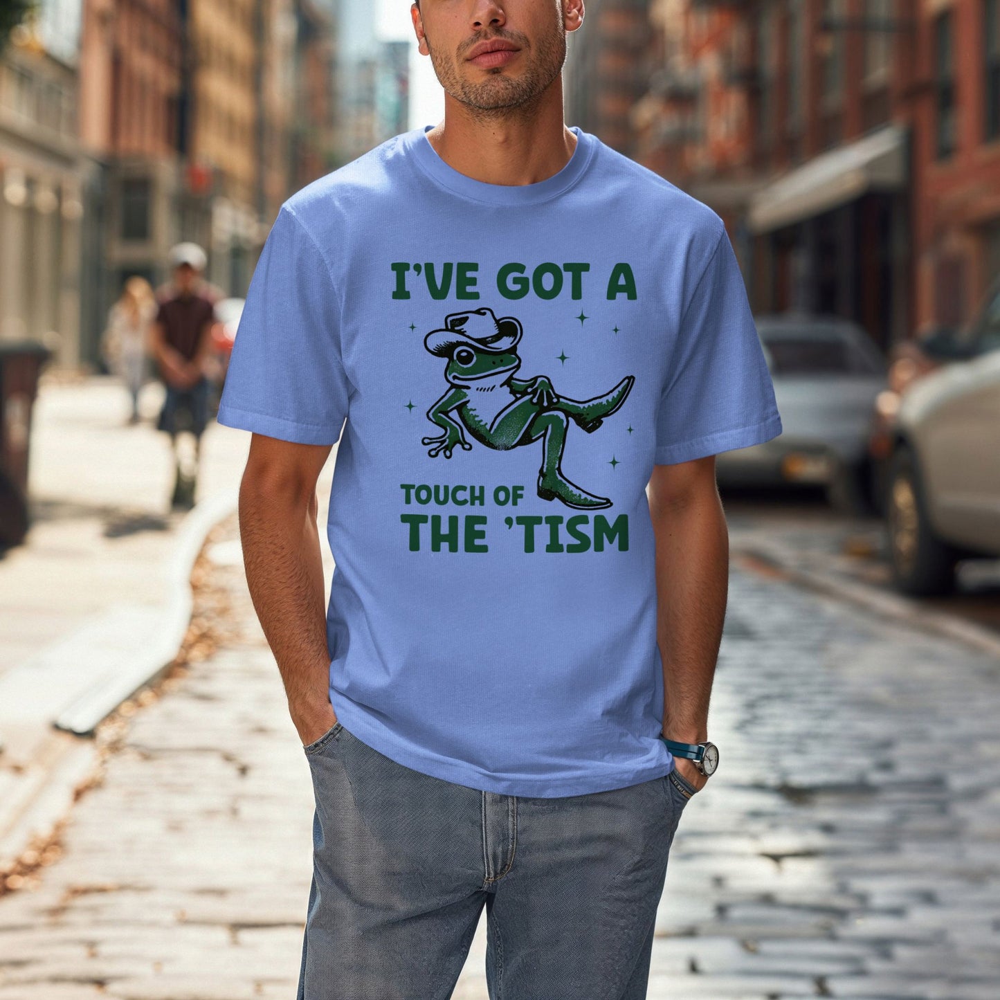 I've Got A Touch Of The Tism Frog T-Shirt ADULT