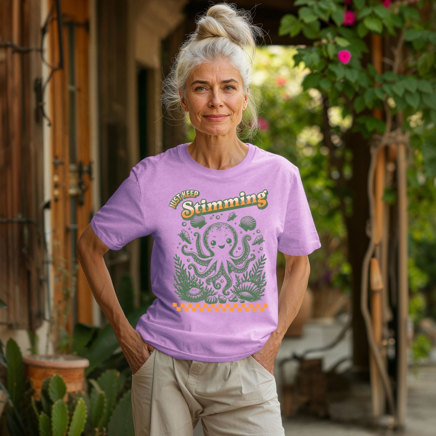 Just Keep Stimming Octopus T-Shirt | ADULT