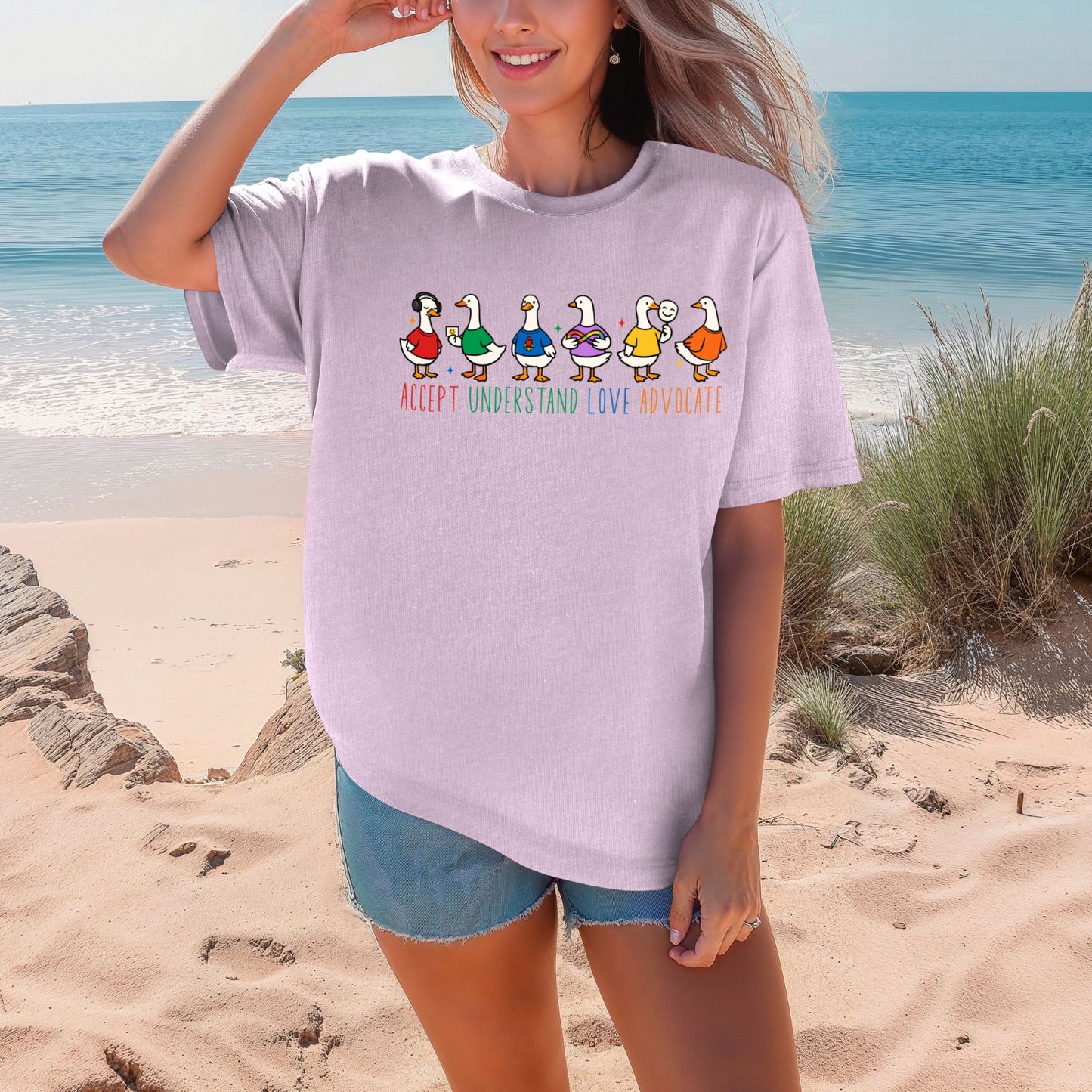 Accept Understand Ducks T-Shirt YOUTH