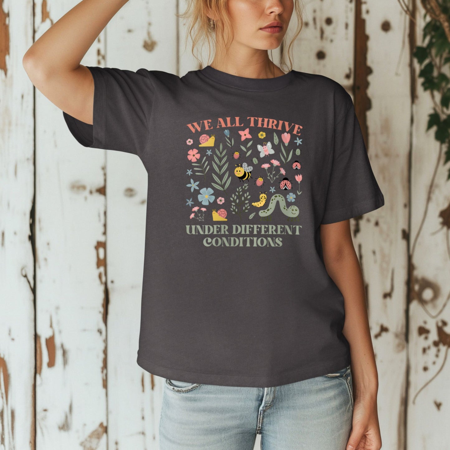 We All Thrive Different Neurodiversity T-Shirt ADULT
