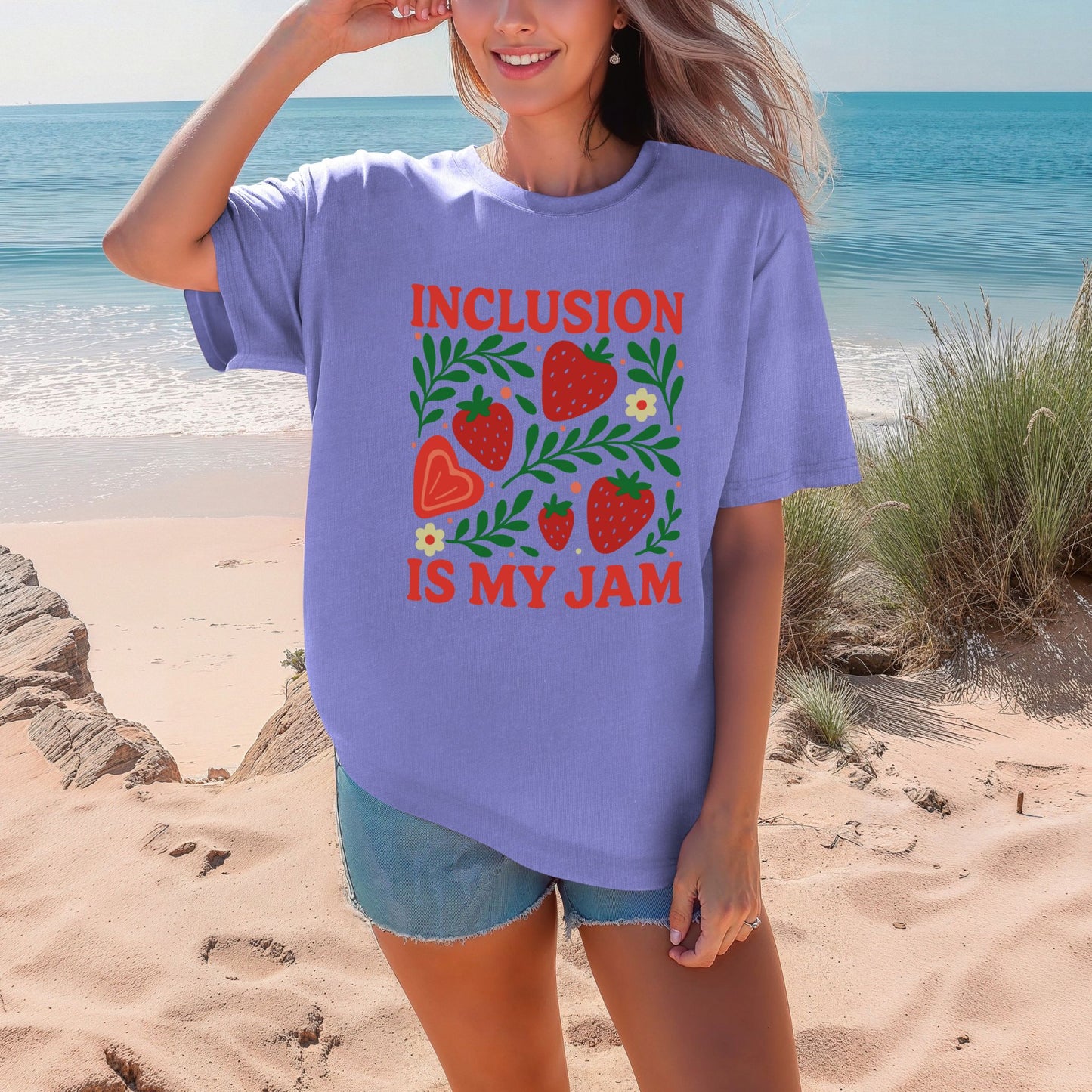 Inclusion Is My Jam Autism Awareness T-Shirt YOUTH