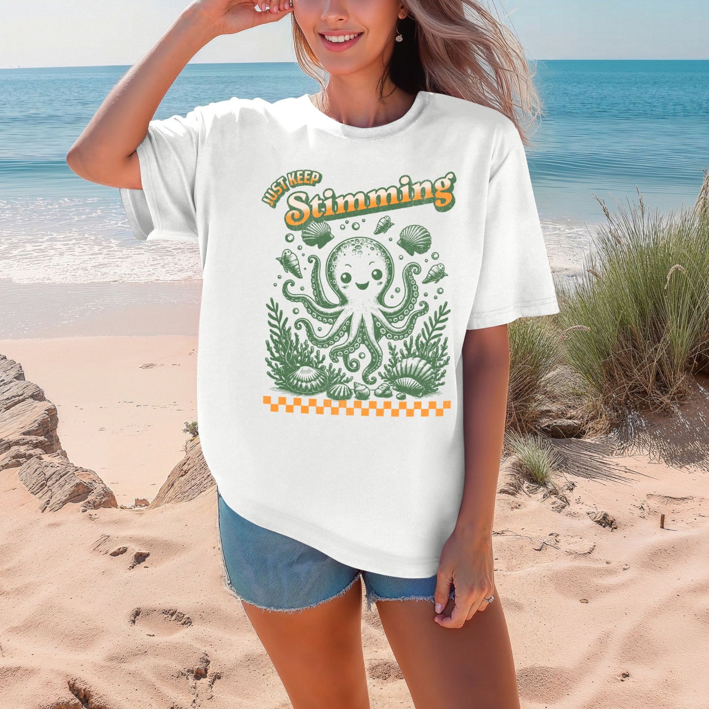 Just Keep Stimming Octopus T-Shirt | ADULT