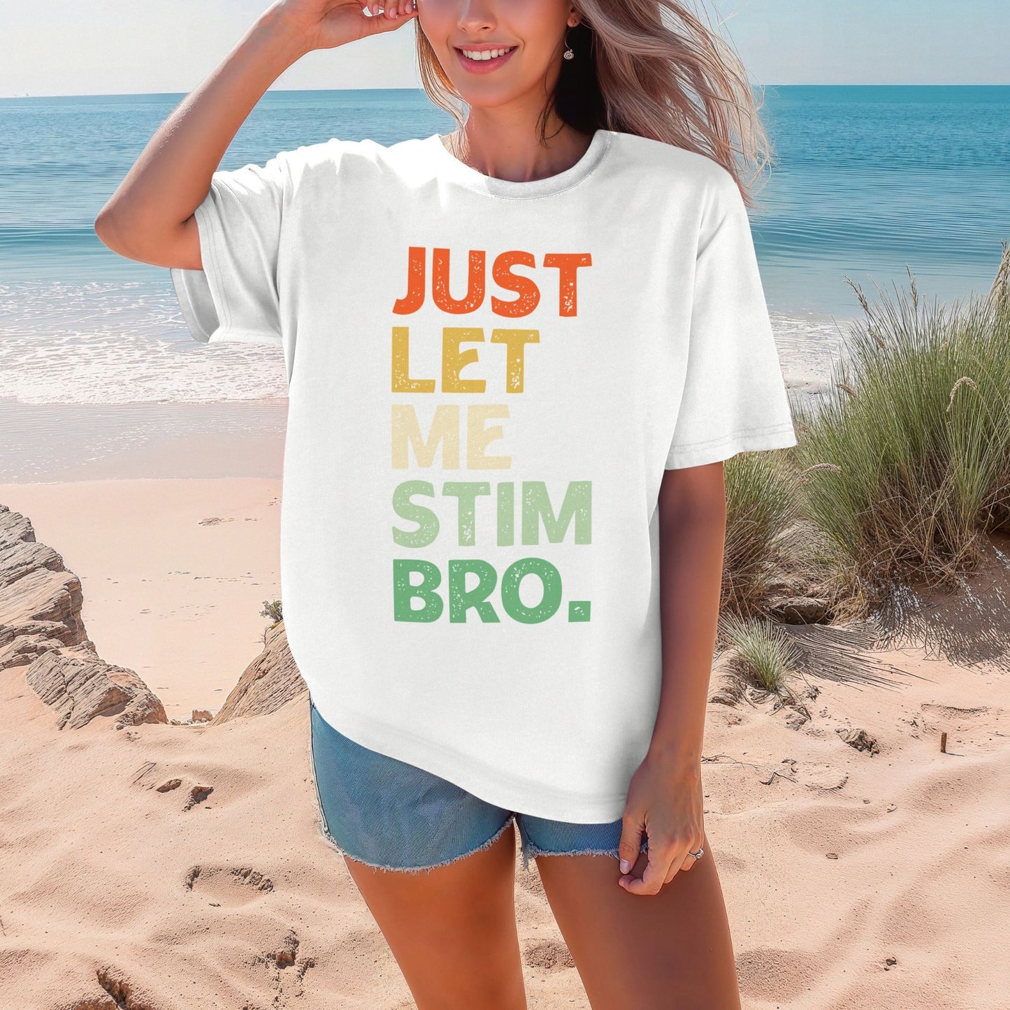 Just Let Me Stim Bro T-Shirt YOUTH