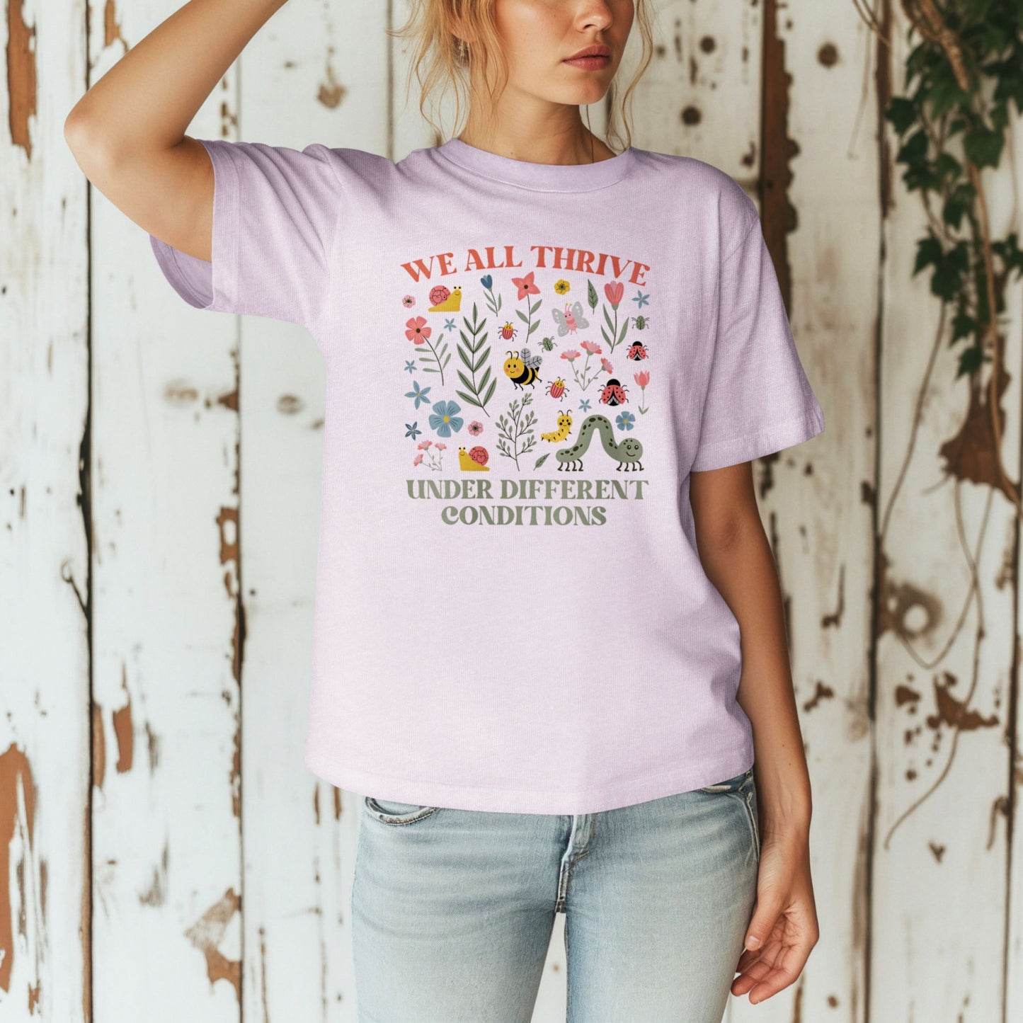 We All Thrive Different Neurodiversity T-Shirt | YOUTH