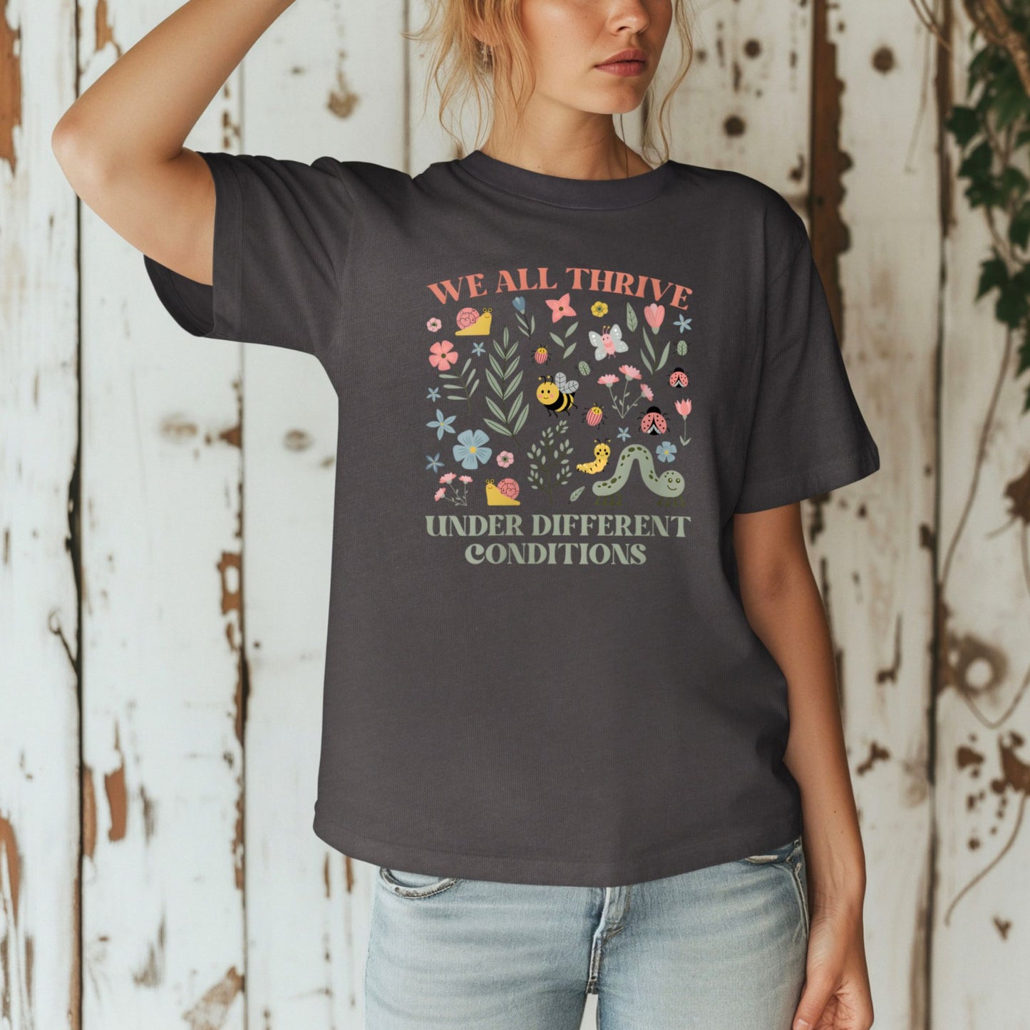 We All Thrive Different Neurodiversity T-Shirt | YOUTH