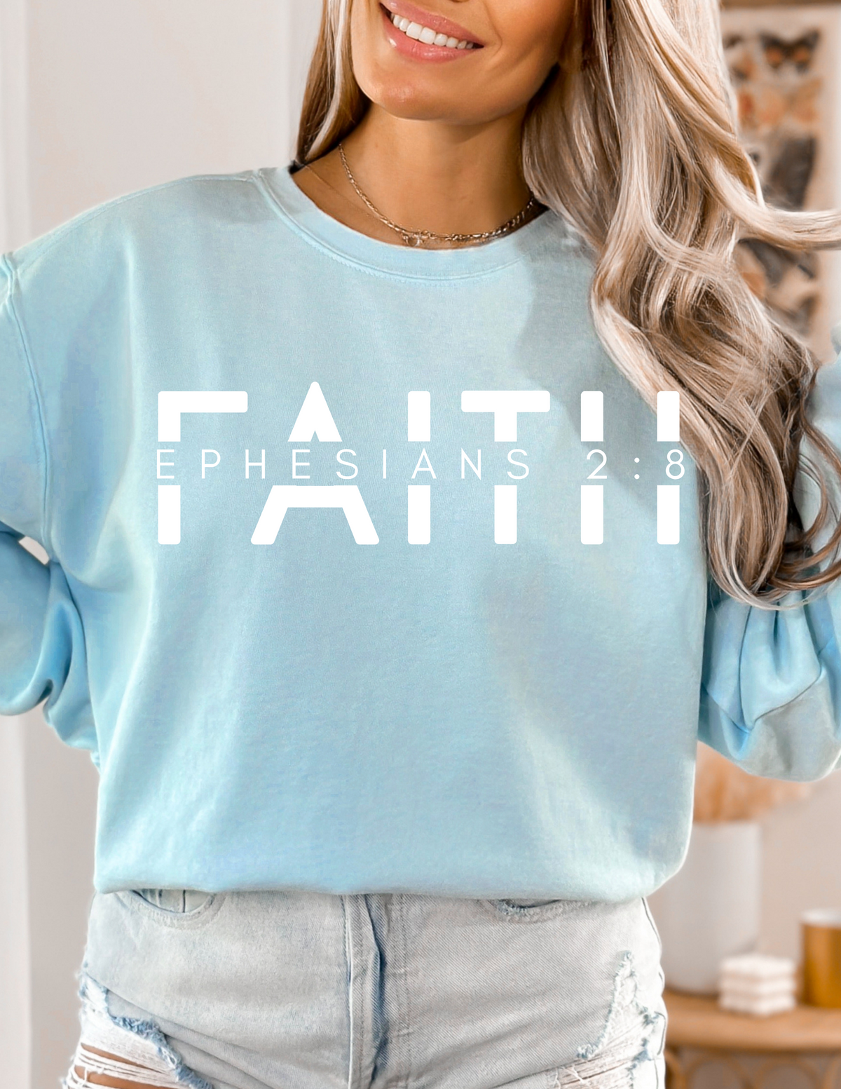 Faith Ephesians 2:8 CC Sweatshirt