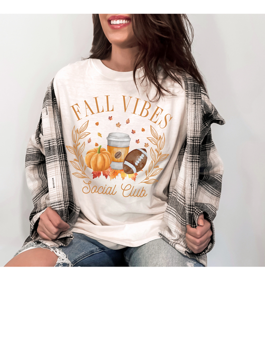 Fall Vibes Social Club T-Shirt