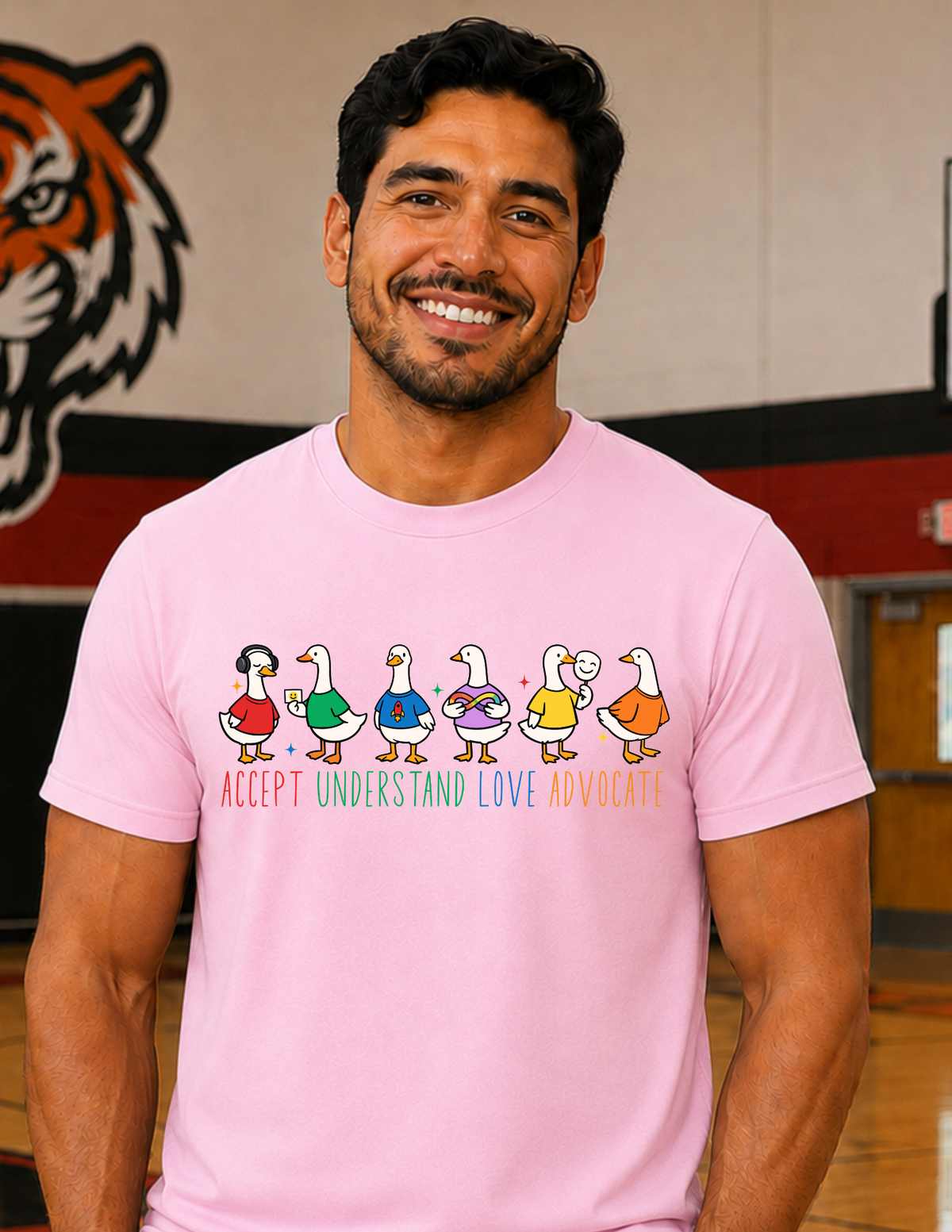 Accept Understand Love Advocate Ducks T-Shirt | ADULT