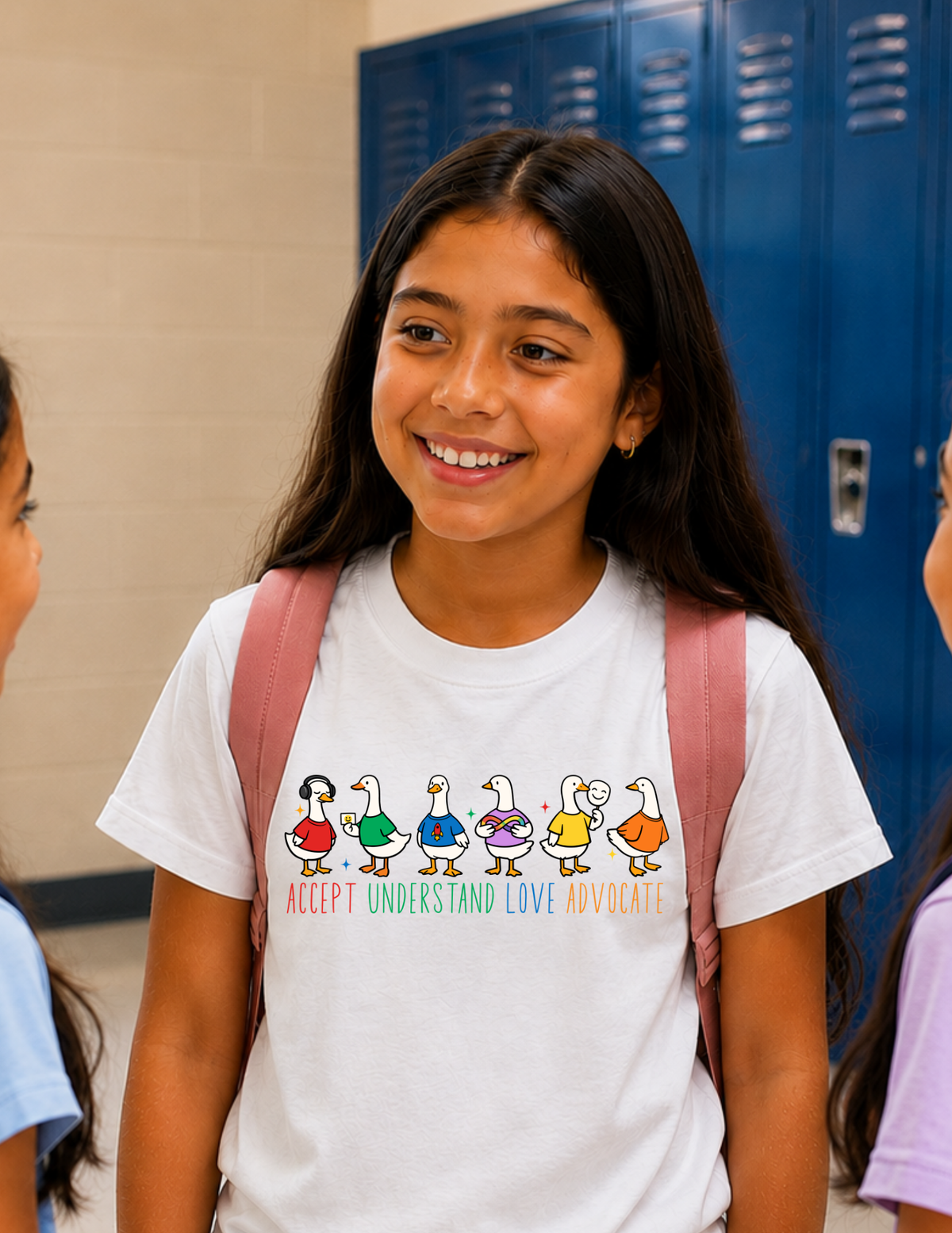 Accept Understand Love Advocate Ducks T-Shirt | YOUTH